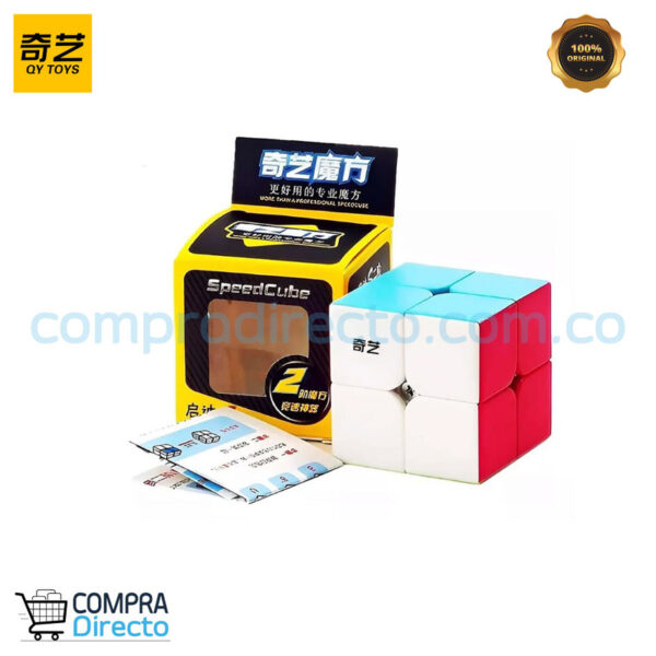 Cubo Rubik 2x2 Qiyi Stickerless Speed Cube Original