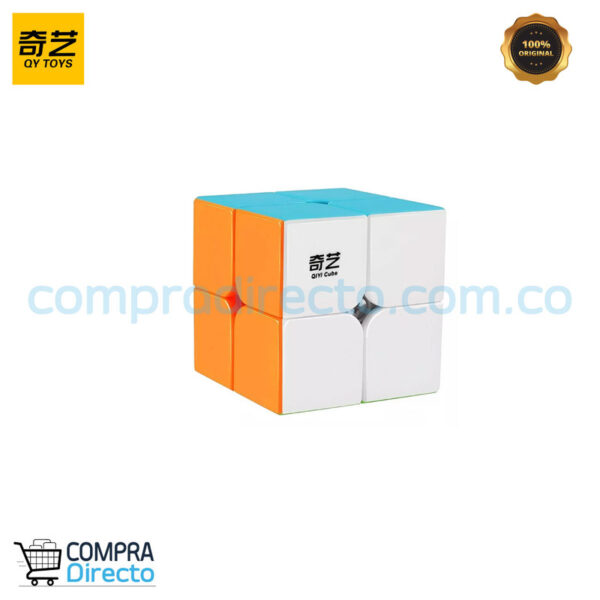 Cubo Rubik 2x2 Qiyi Stickerless Speed Cube Original - Imagen 4