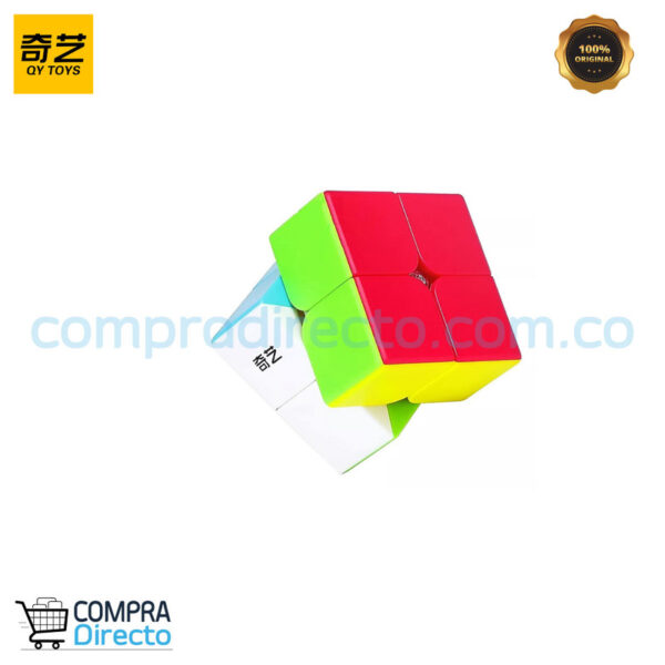 Cubo Rubik 2x2 Qiyi Stickerless Speed Cube Original - Imagen 5